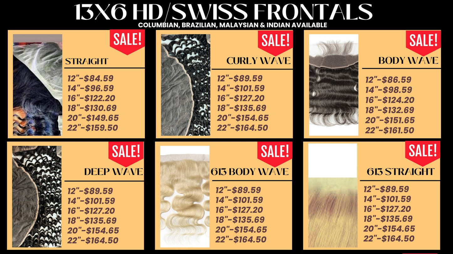 13x6 HD/Swiss Loose Wave