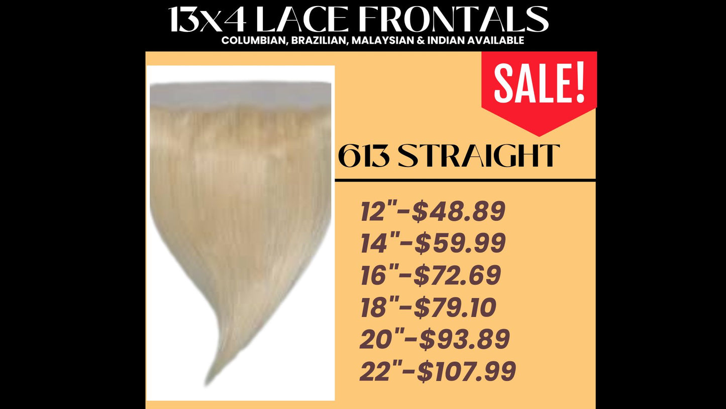 13x4 Lace straight