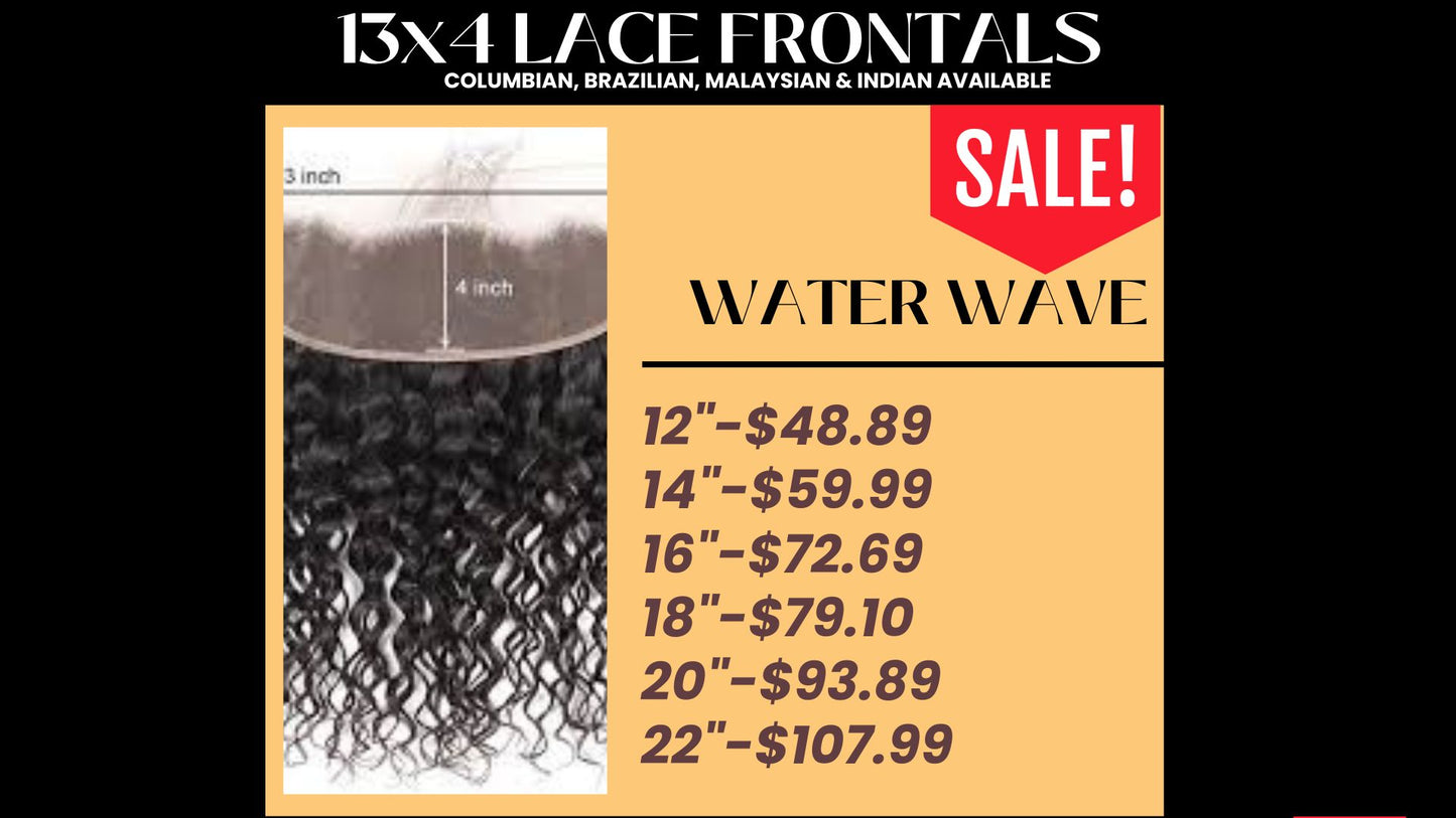 13x4 Lace Water Wave