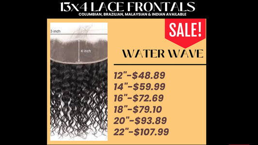 13x4 Lace Water Wave