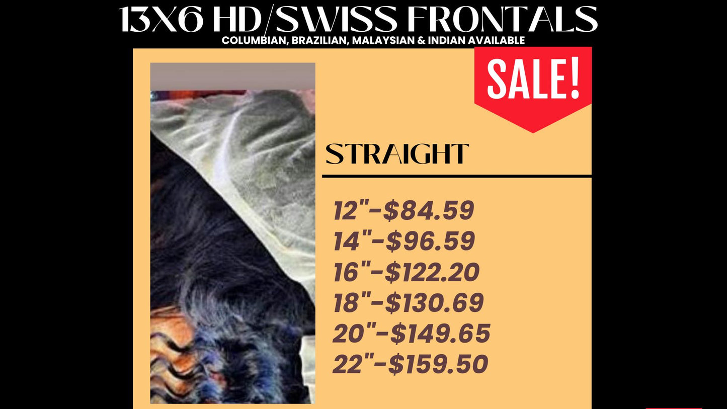 13x6 HD/Swiss Straight