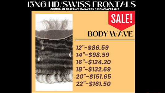13x6 HD/Swiss Body wave