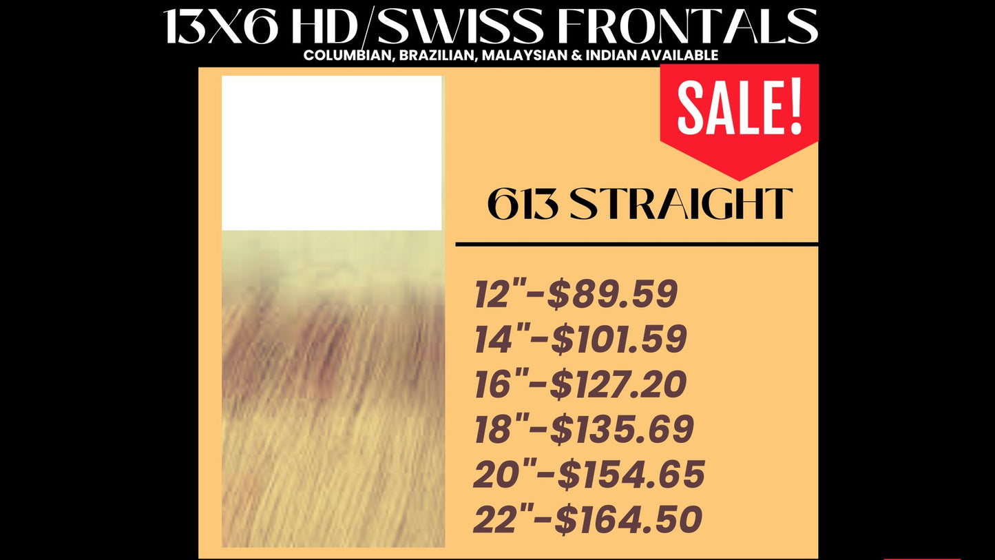 13x6 HD/Swiss Straight